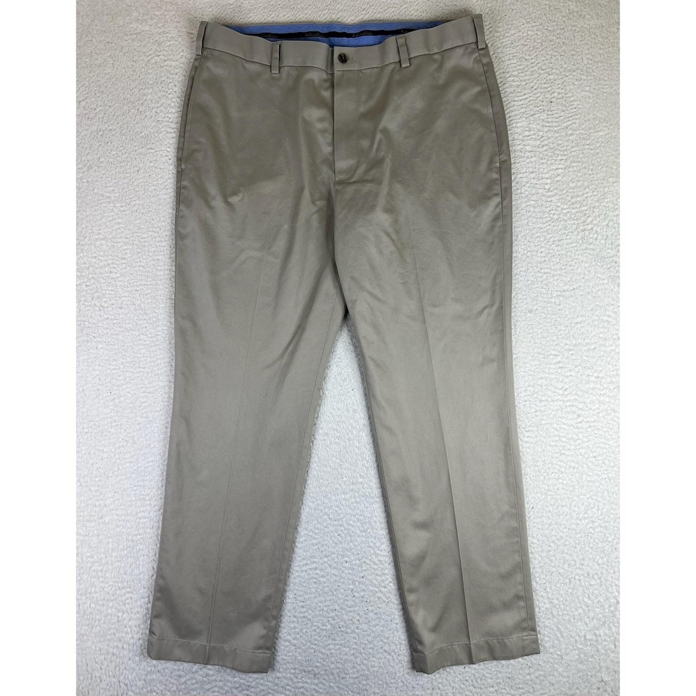 Brooks Brothers Advantage Chino Pants Mens 38x30 Beige Lightweight Clark Fit